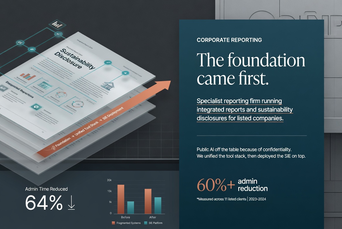 Corporate reporting and advisory firm